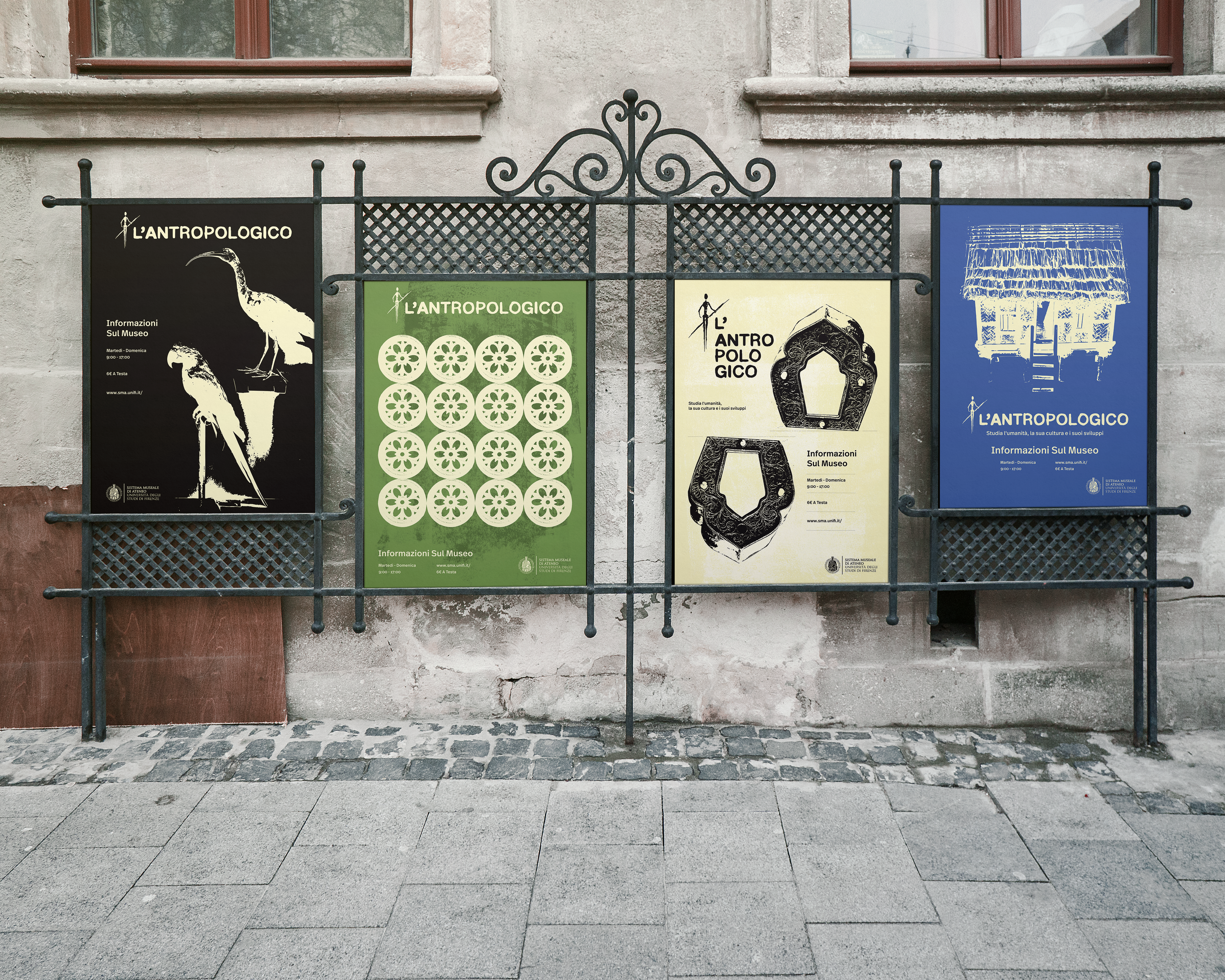 Poster mockup for the museum redesign